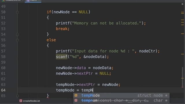 C Linked List 5 : Insert a new node at the end of a Singly Linked List [C Programming] смотреть онлайн