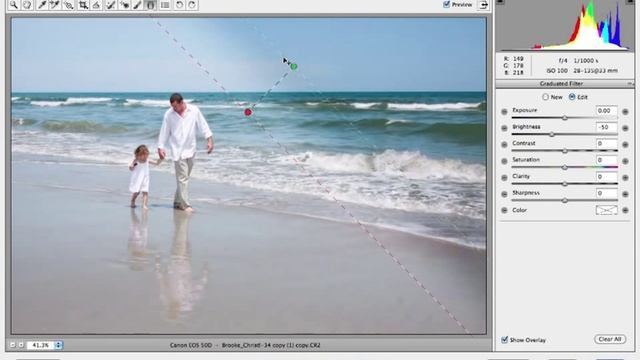 How to use the Graduated Filter in Adobe Camera RAW by Jack Davis смотреть онлайн