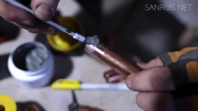 Пайка меди. Пайка медных труб. Soldering Copper. Soldering Copper Pipes.