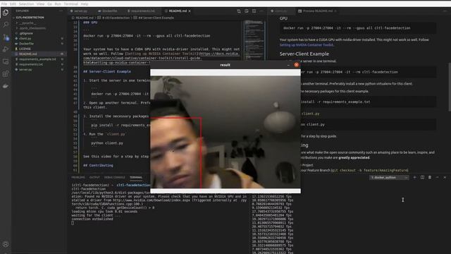 cltl-facedetection docker server client demo смотреть онлайн