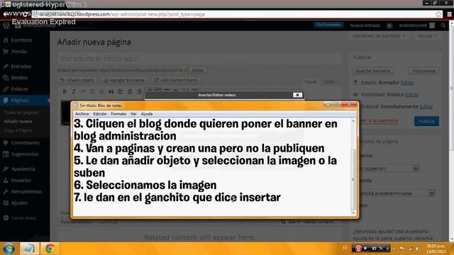 Como poner un banner por wordpress смотреть онлайн