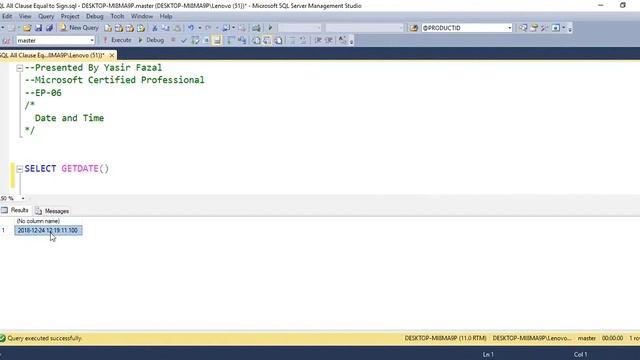 SQL Tutorials By Durkhun GetDate Function in Urdu Hindi смотреть онлайн