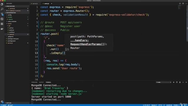 010 Request Body Validation | react | Model смотреть онлайн