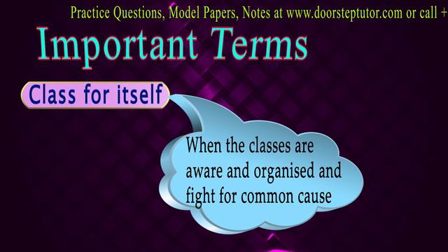 Class Conflict: Karl Marx -Petty Bourgeoisie, Class, Socialism, Communism,Cash Nexus | Sociology