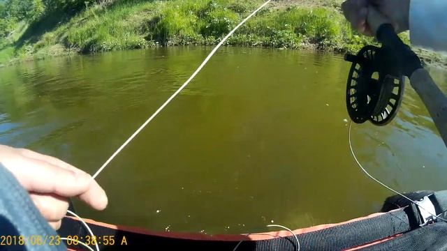 Рыбалка с плотика. Нахлыст на р. Самарка. смотреть онлайн