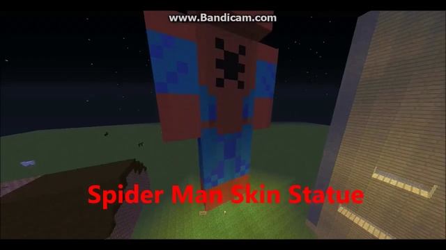 Minecraft - Spider Man Skin Statue смотреть онлайн
