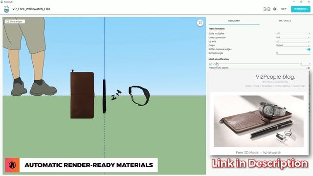 Easy Import 3D models into Sketchup with Materials | Transmutr Sketchup Importer смотреть онлайн