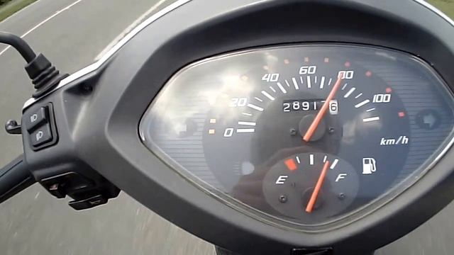 Honda SCV100 acceleration смотреть онлайн