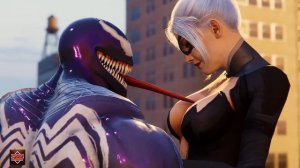 Black Cat Saves venom - Spider Man Pc Mods