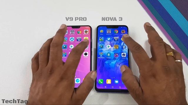 Vivo V9 Pro Vs Huawei Nova 3 Speed Test & Camera Comparison | TechTag