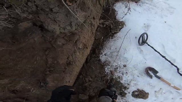 Зимний коп. Поиски зимой с металлодетектором. смотреть онлайн