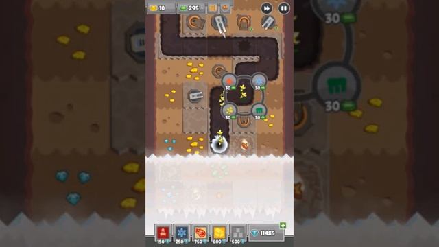 Digfender Walkthroughs ★ Level 57 ★ Cursed Relic смотреть онлайн