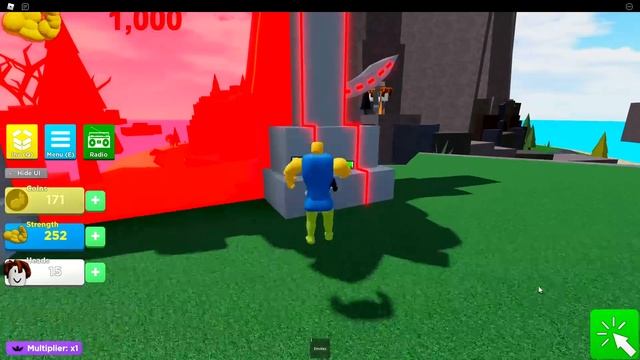 მეგა ნუბი ვარ Mega Noob Simulator Roblox смотреть онлайн