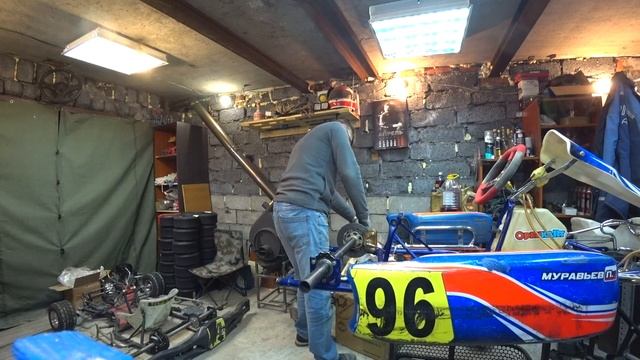 Готовлюсь к гоночному сезону 2023. #karting, #gokart