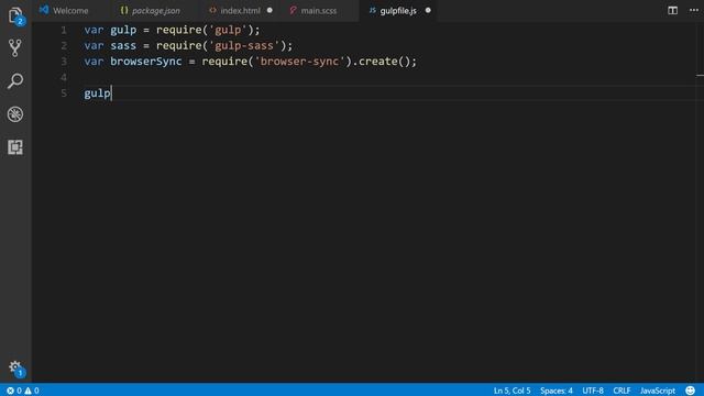 Live Browser Reloading with Gulp.js смотреть онлайн