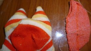 Как сделать котика из носка
