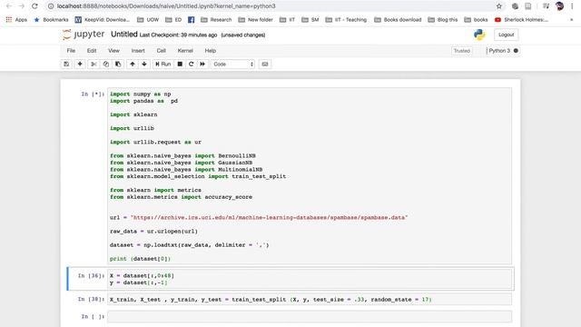 [FIXED] ImportError: No module named sklearn.cross_validation смотреть онлайн
