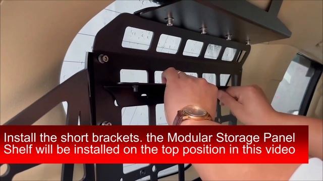 For Toyota Land Cruiser Prado J150 2010-2021 Storage Shelf Molle Panel Bracket #toyotalandcruiser