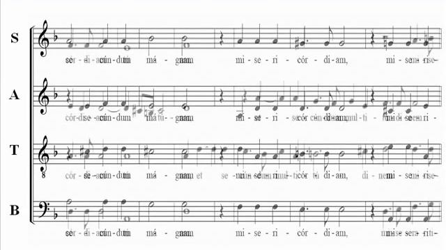 Alto Lotti Miserere Score смотреть онлайн