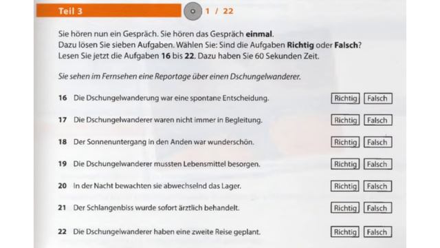 Goethe Zertifikat B1 Hören I b1 prüfung I hören b1 ösd I b1 hören prüfung mit lösungen-2 смотреть онлайн