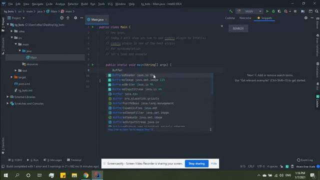Useful Plugins for Intellij Idea - 1 Codota смотреть онлайн
