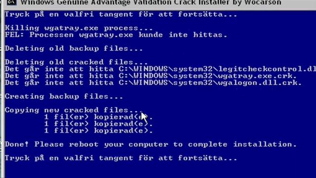 Remove WGA Tray // Crack Windows XP // fix windows not genuine смотреть онлайн