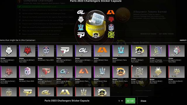 NEW PARIS MAJOR STICKERS + Viewer Pass + Pick Em Challenge смотреть онлайн