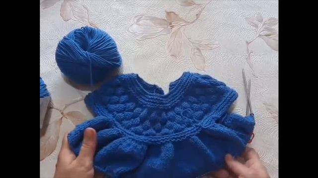 СП Платье на Лето. Платье "Василёк" вяжу на девочку 3-4 года. смотреть онлайн