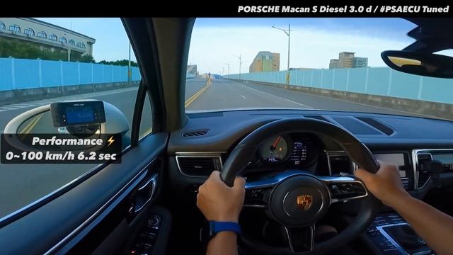 PORSCHE Macan S Diesel 3.0 d / #PSAECU Tuned смотреть онлайн