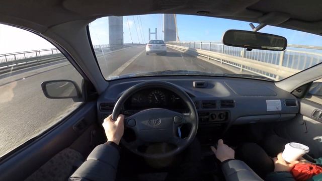Toyota Starlet 1.3 1997 || 4K POV Test Drive смотреть онлайн