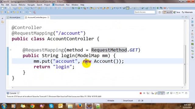 Create Login Validation with Spring MVC Framework смотреть онлайн