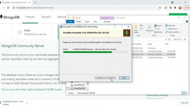 Install MongoDB Server + Tools смотреть онлайн