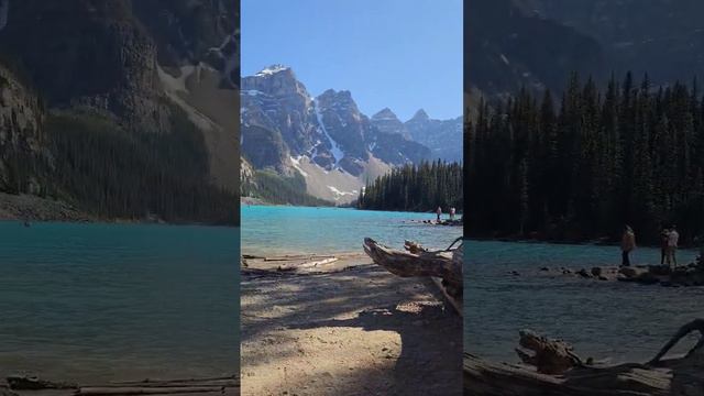 Moraine Lake Alberta Canada #traveldestinations #explorecanada #discovercanada #travelcanada смотреть онлайн