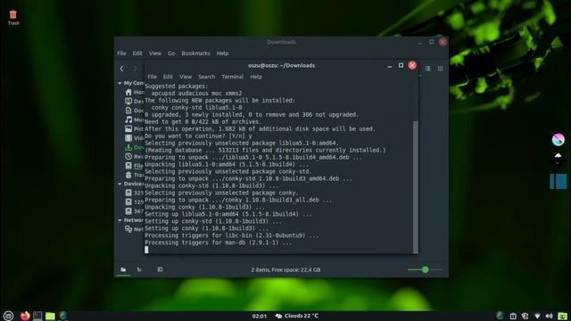 How to install Conky on Linux Mint смотреть онлайн