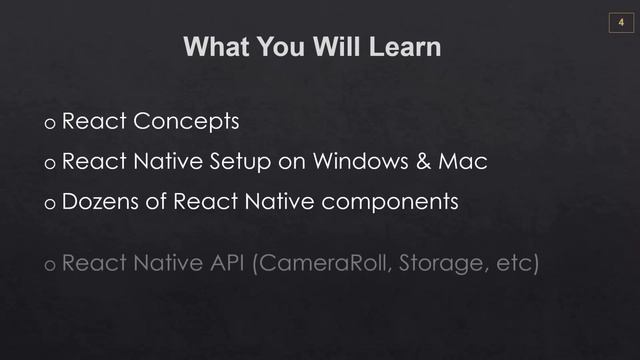 Learn to Build Mobile Apps With React Native - Intro смотреть онлайн