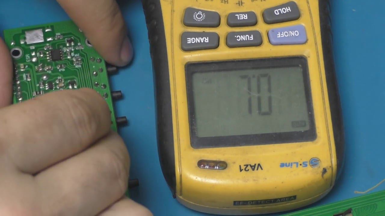 ремонт внутрисхемного измерителя ESR MIRON63 3.3v смотреть онлайн