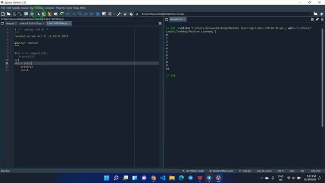 Machine Learning Kurs | #3 dars .IF,ELSE,ELIF.FOR,LOOP,FUNCTION,CLASS. смотреть онлайн