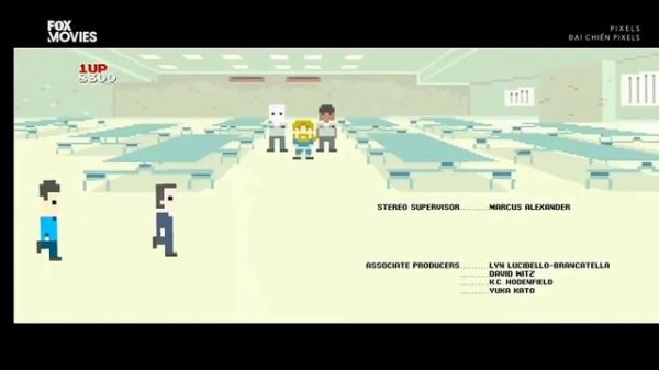 Pixels - Fox Movies Outro (End Credits)