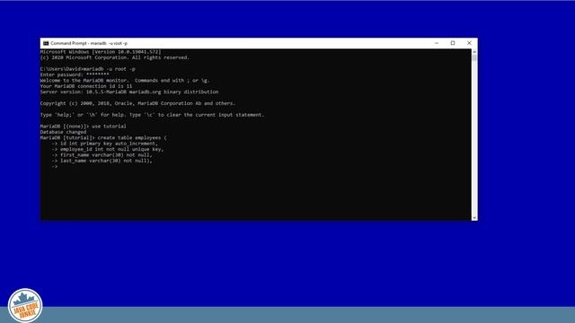 Create Table | MariaDB Tutorial for Beginners смотреть онлайн