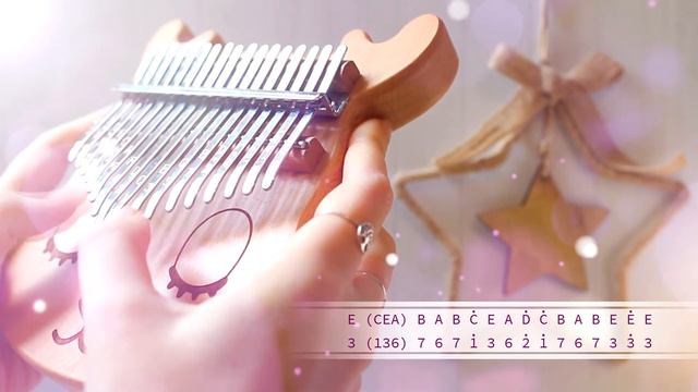 A Narnia Lullaby - Kalimba Cover With Tabs (Easy + Intermediate)