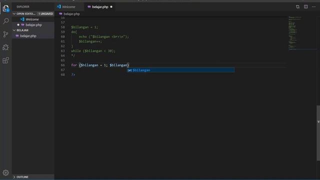 #7 PHP & MySQLi - Pernyataan Kontrol (For) смотреть онлайн