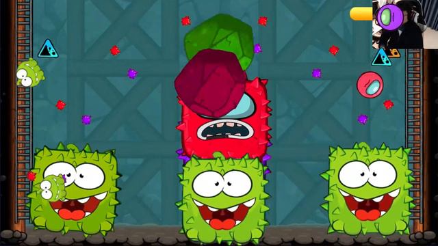 RED BALL 4 : (2 AMONG US + 3 OM NOM ) BALL 'FUSION BATTLE' with 5 COLOR OM NOM BOSSES VOLUME 5 смотреть онлайн