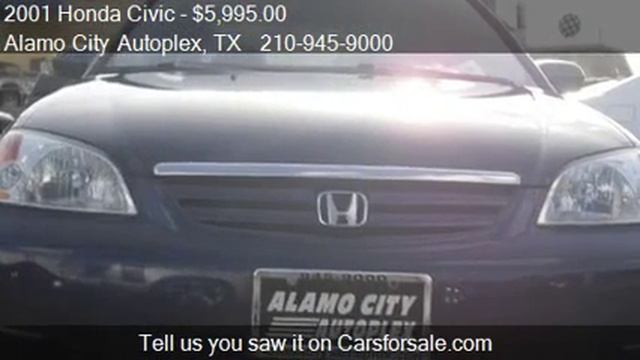 2001 Honda Civic EX 4dr Sedan for sale in Universal City, TX смотреть онлайн