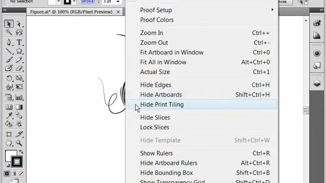 6 Режим отображения в Adobe Illustrator CS4 смотреть онлайн