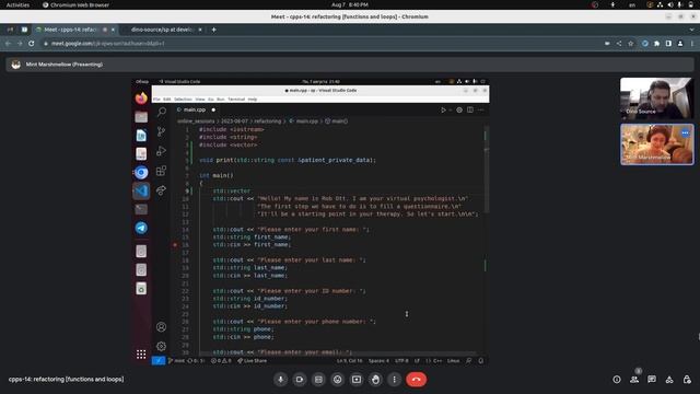 cpps-14: refactoring (part 1) смотреть онлайн