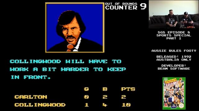 Sentimental Gaming Sessions - Episode 8 - Aussie Rules Footy - Retro Sports Special - Part 1 смотреть онлайн