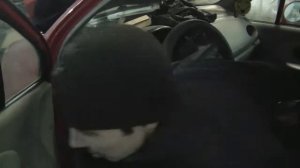 Как выставить метки ремня грм chery QQ.