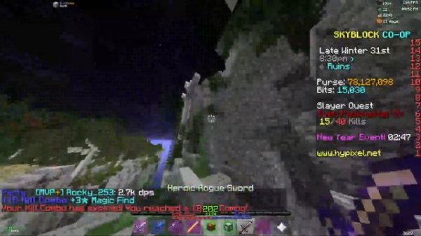 Grinding WOLF SLAYER for MANA FLUX | Hypixel Skyblock