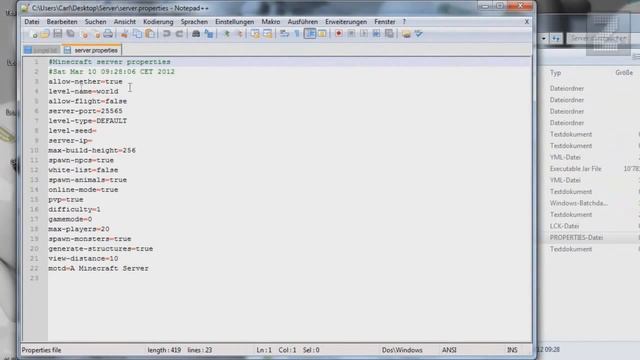 Minecraft 1.2.4 Bukkit Tutorial Deutsch - Heimserver aufsetzen смотреть онлайн