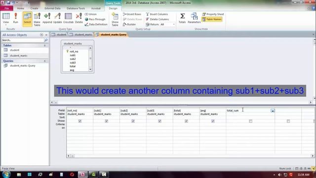 How to add values from two different columns in Microsoft access using query смотреть онлайн